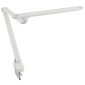 オーム電機 AS-LD712AK-W LEDタッチ式調光アームライト [品番]06-1808