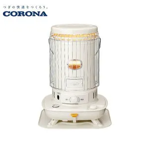 【LINEクーポン配布中】ポータブル石油ストーブ SLシリーズ 17畳用 コロナ CORONA [SL-6625(W)] ホワイト 対流型 タンク一体式 電源不要 レトロなデザイン 乾電池別売