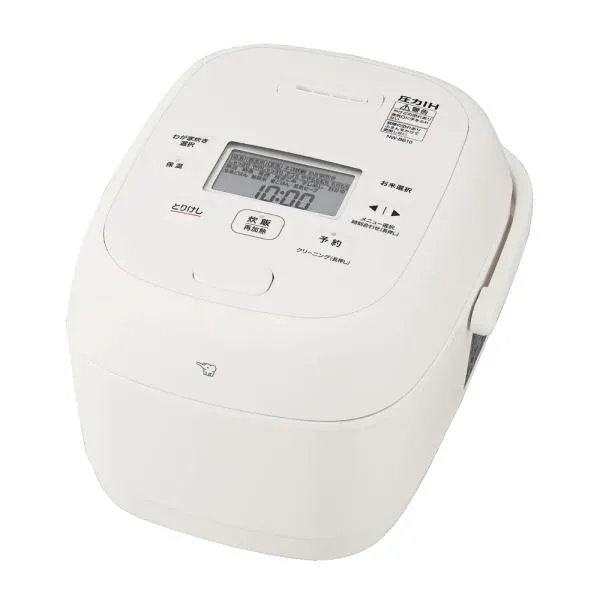 象印マホービン 圧力IH炊飯ジャー 5.5合炊き NW-BB10-WA ホワイト 炊飯器 圧力IH 5.5合 豪熱大火力 白 ホワイト 鉄器 炊分