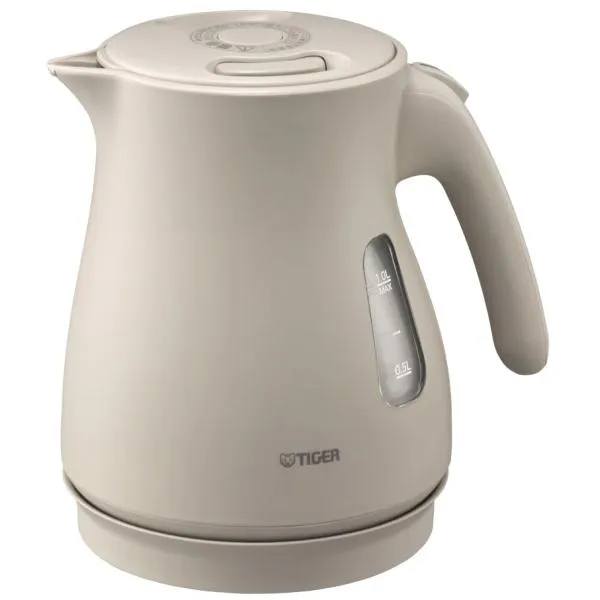 TIGER タイガー魔法瓶 PCV-A100-CU(アーバンベージュ) 蒸気レス電気ケトル 1L