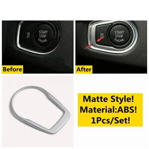 スタート ストップ ボタン エア AC ハンドル ボウル フレーム カバー トリム インテリア アクセサリー 適用: BMW 2シリーズ ツアラー 220i 228I F45 F46 2015-2019 タイプI AL-OO-5020 AL Interior parts for cars